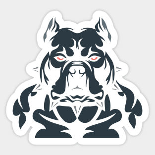 Muscular Dog Sticker